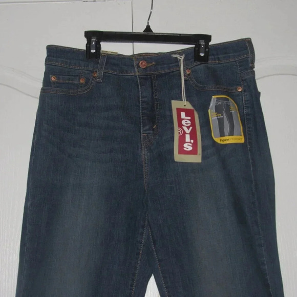 NWT LEVI’S Perfectly Slimming Boot Cut 512 Jeans Size 14 Short - Picture 2 of 7